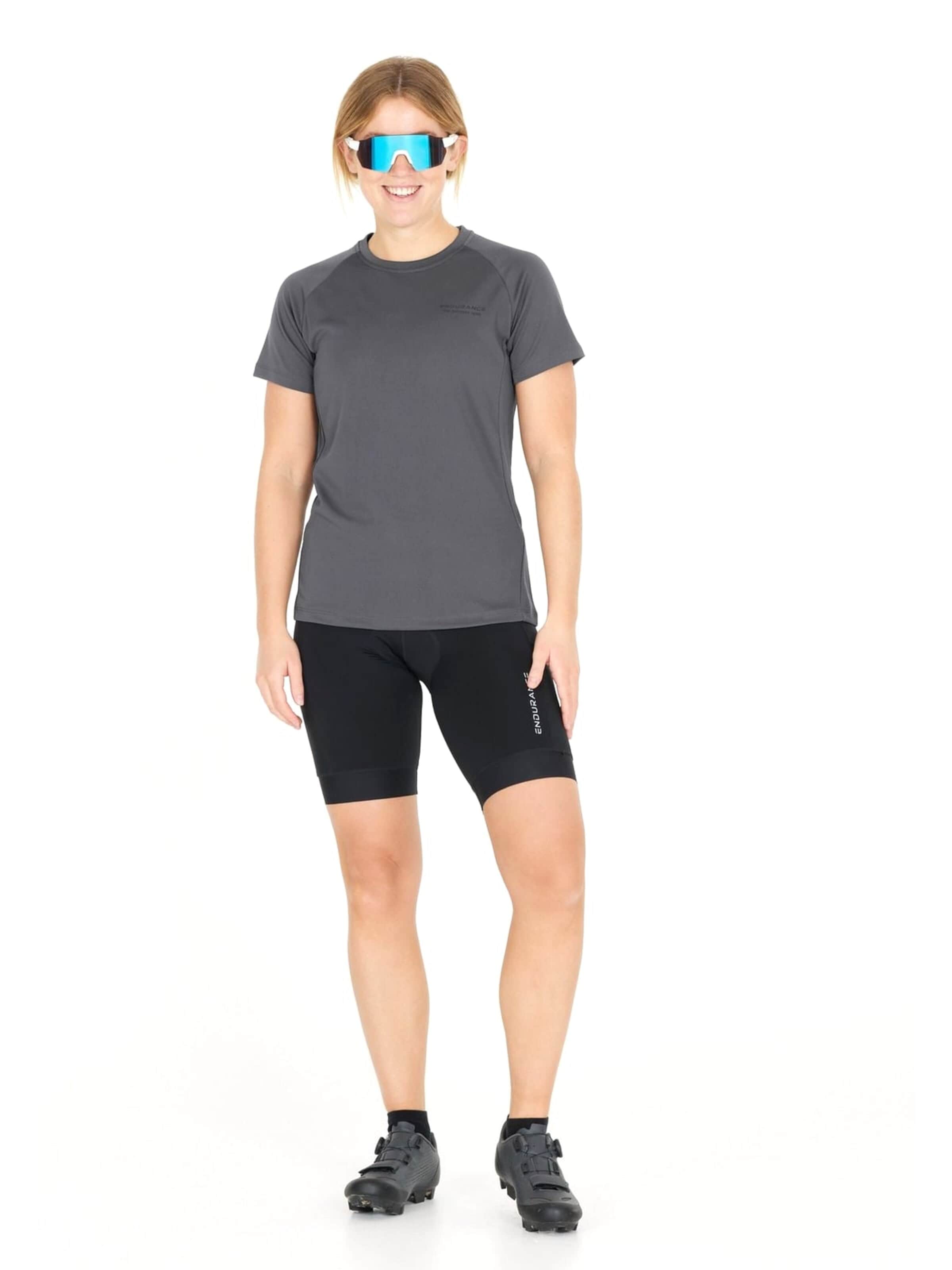 T-shirt 'Crusoe W Cycling/MTB Technical S/S Shirt' ENDURANCE en gris