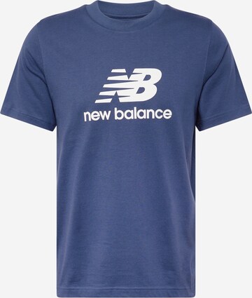 T-Shirt new balance en bleu : devant