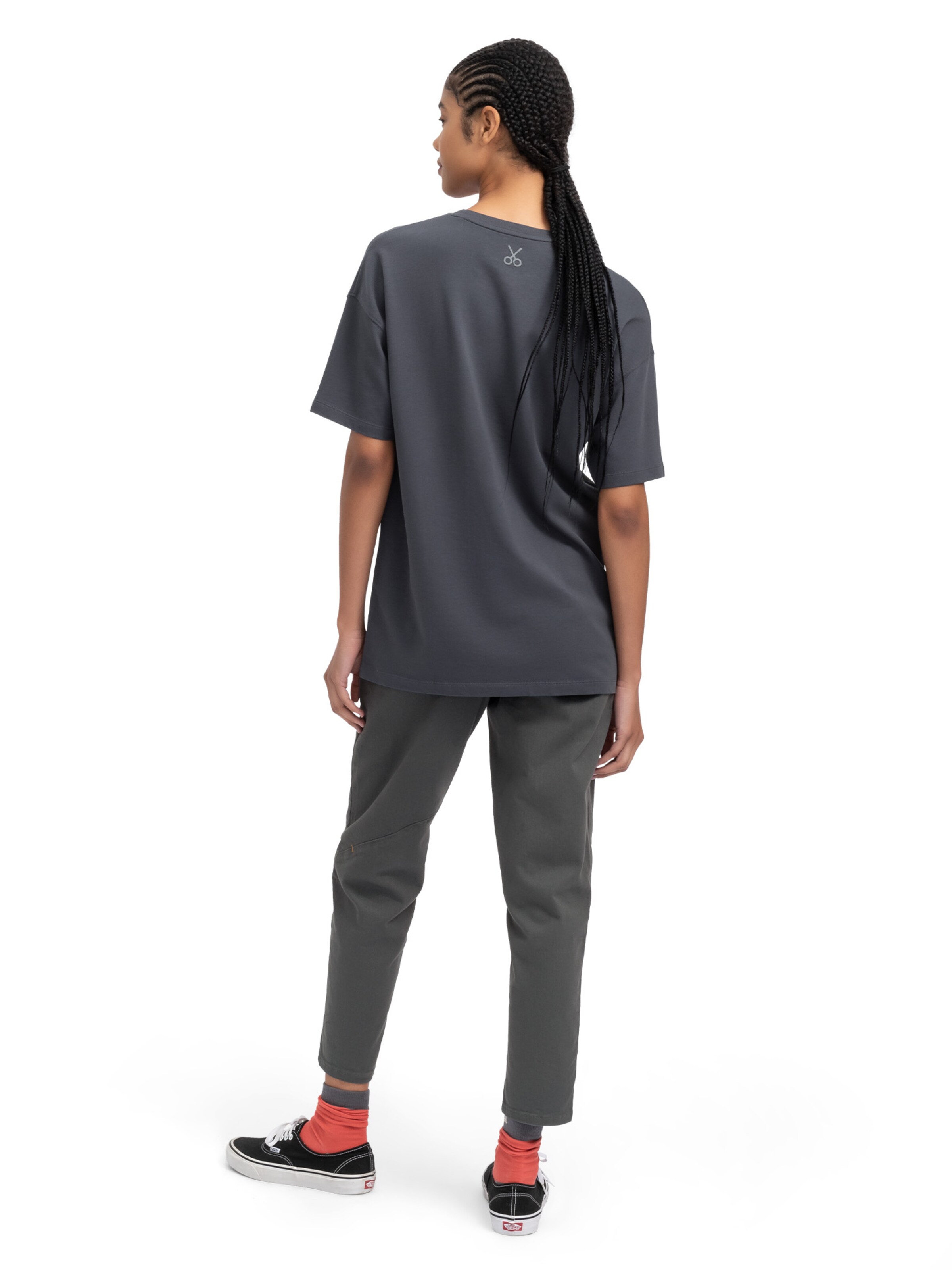 T-Shirt 'Plabo' Kaft en gris