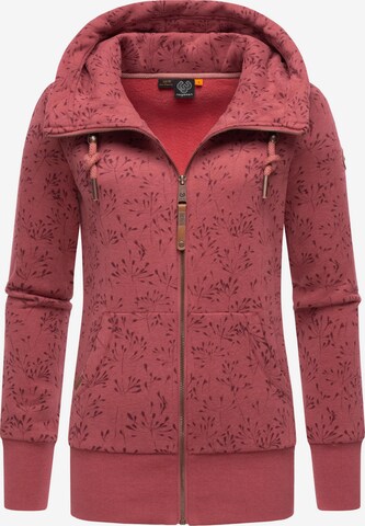 Veste de survêtement 'Neska' Ragwear en rose : devant