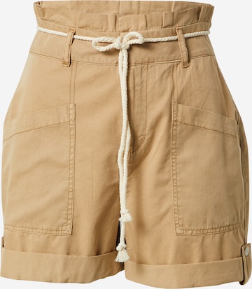 VERO MODA Regular Pants 'Flame' in Beige: front