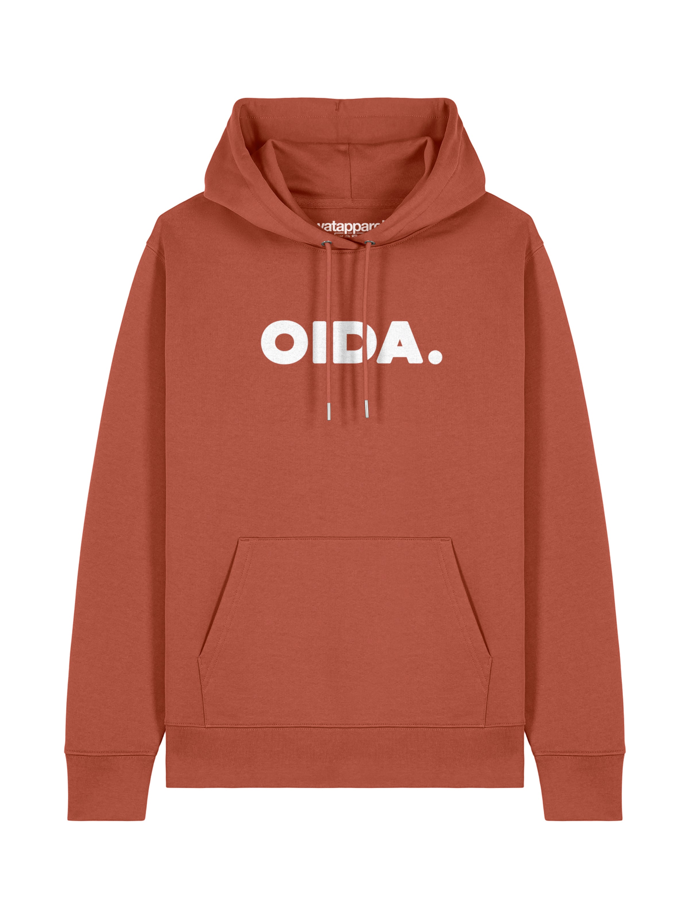 Watapparel Sweatshirt 'Oida' in Braun: Vorderseite