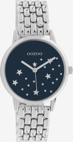 OOZOO Analog Watch in Silver: front