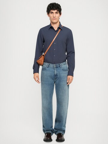 Michael Kors Regular fit Button Up Shirt in Blue