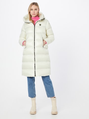 Blauer.USA Between-Seasons Coat in White: front