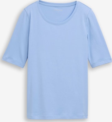 TOM TAILOR Shirt in Blauw: voorkant