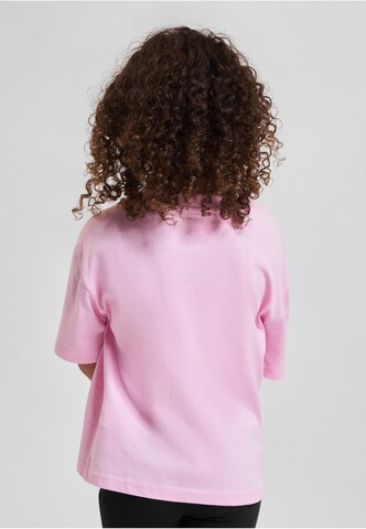 Urban Classics Shirt 'Pleat' in Roze