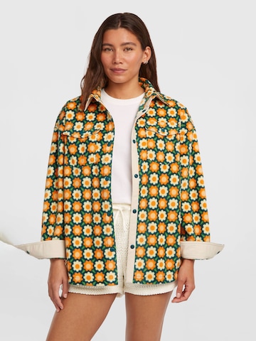 O'NEILL Fleecová mikina – zelená: přední strana