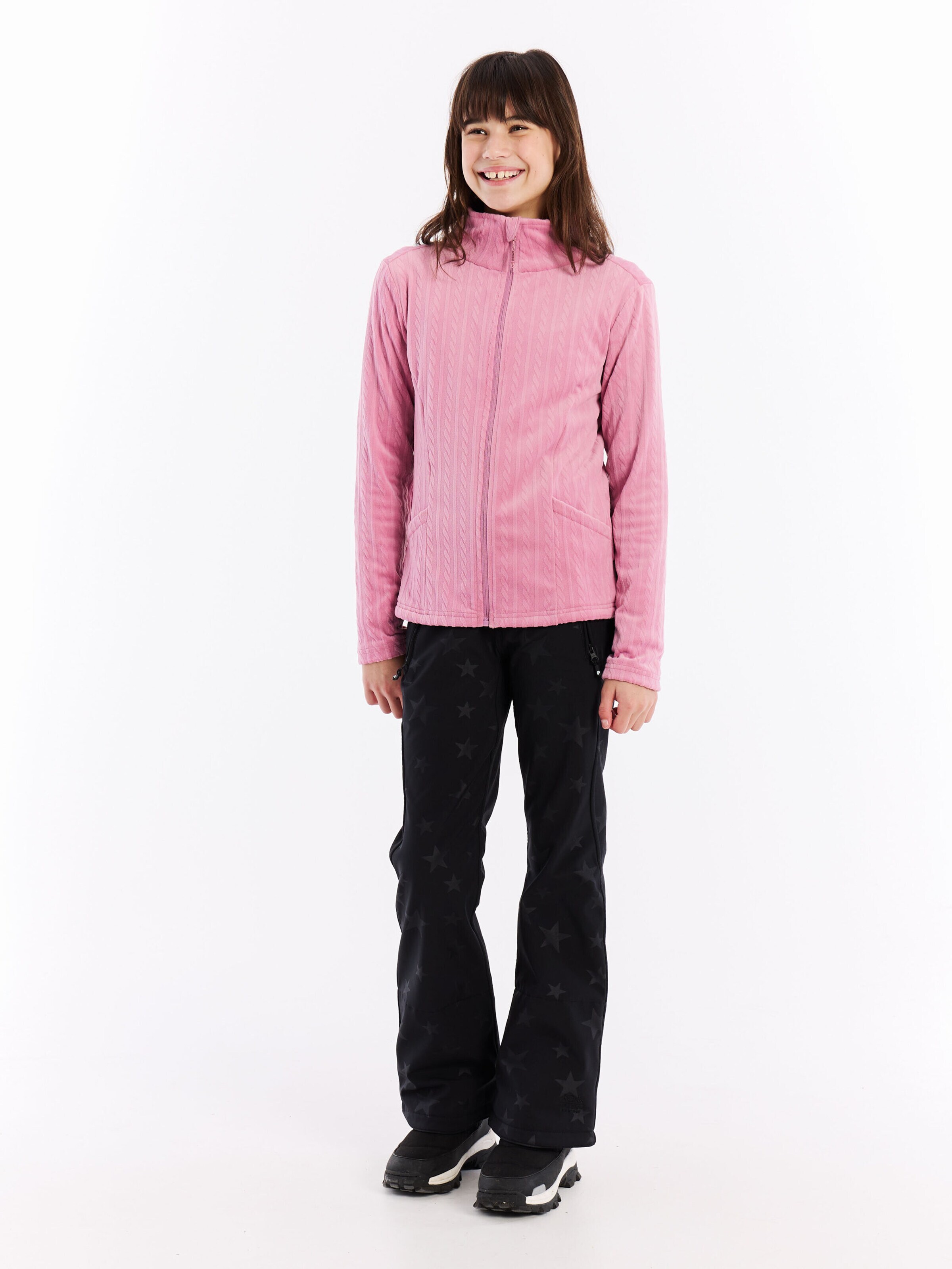 PROTEST Sportief sweatvest 'PRTEileen JR' in Roze