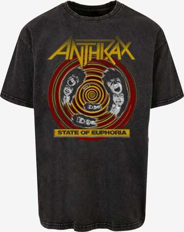Merchcode T-Shirt 'Anthrax - State Of Euphoria' in Schwarz: predná strana