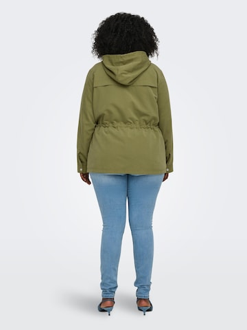 Parka mi-saison 'Starline Spring' ONLY Carmakoma en vert