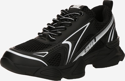STEVE MADDEN Zemie brīvā laika apavi 'Speedster-E', krāsa - melns / balts, Preces skats