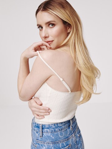 Daahls by Emma Roberts exclusively for ABOUT YOU Shirt Bodysuit 'Beyond' in Beige