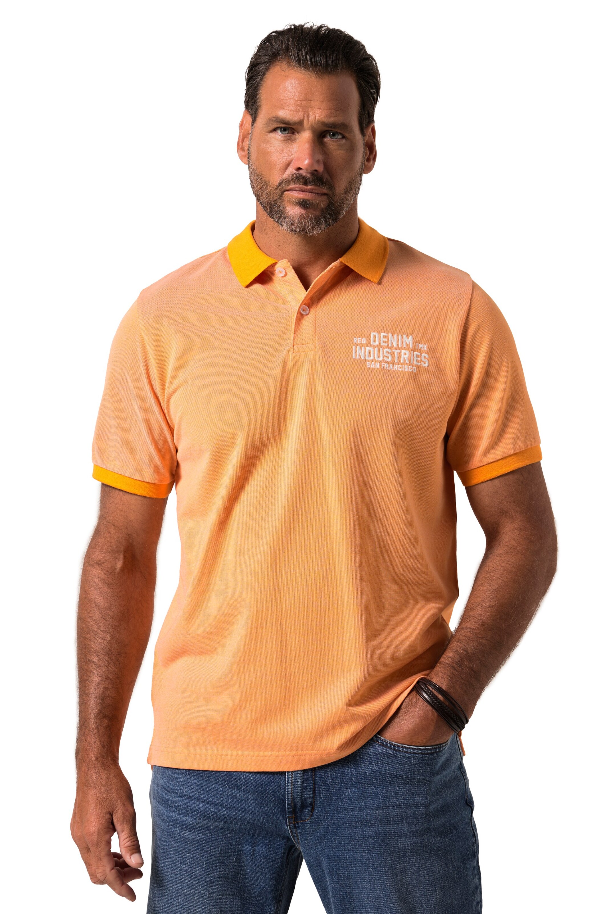 JP1880 Shirt in Orange: front