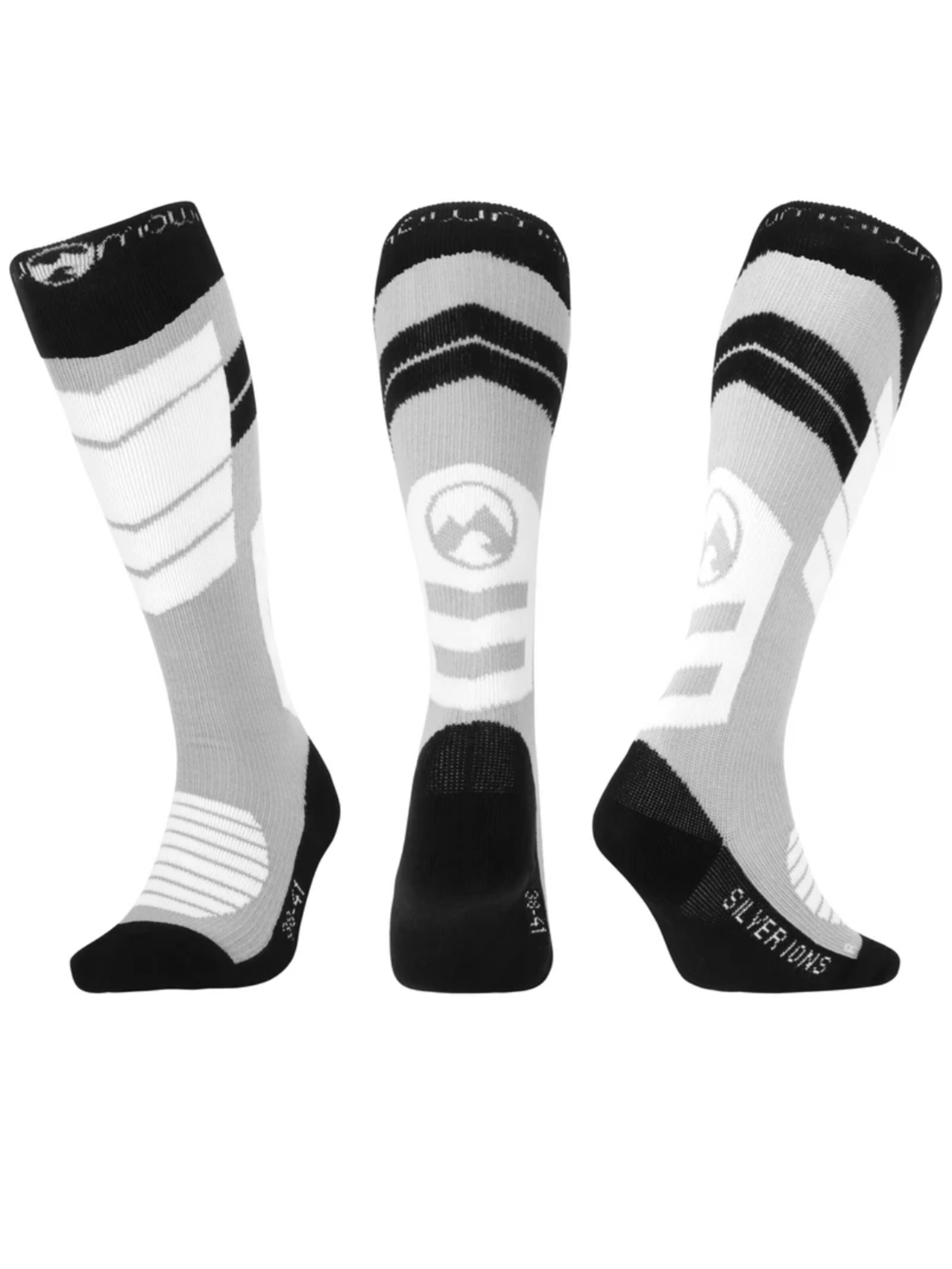 Calzino sportivo 'MowMow Ski Socks - Silver Ions - Antibacterial - Men - Women - Size 39-42 - Gray' di Mowmow in grigio