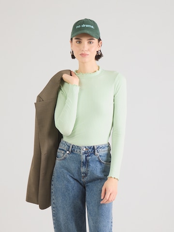 JDY Μπλουζάκι 'JDYFRANSISKA' σε πράσινο: μπροστά