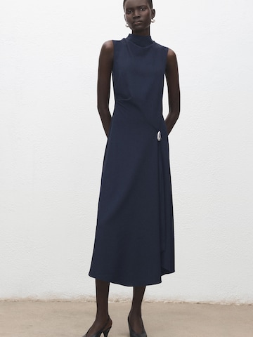 MANGO Jurk 'Elea' in Blauw: voorkant