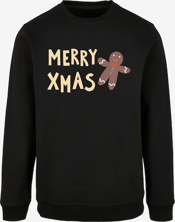 F4NT4STIC Sweatshirt in Zwart: voorkant