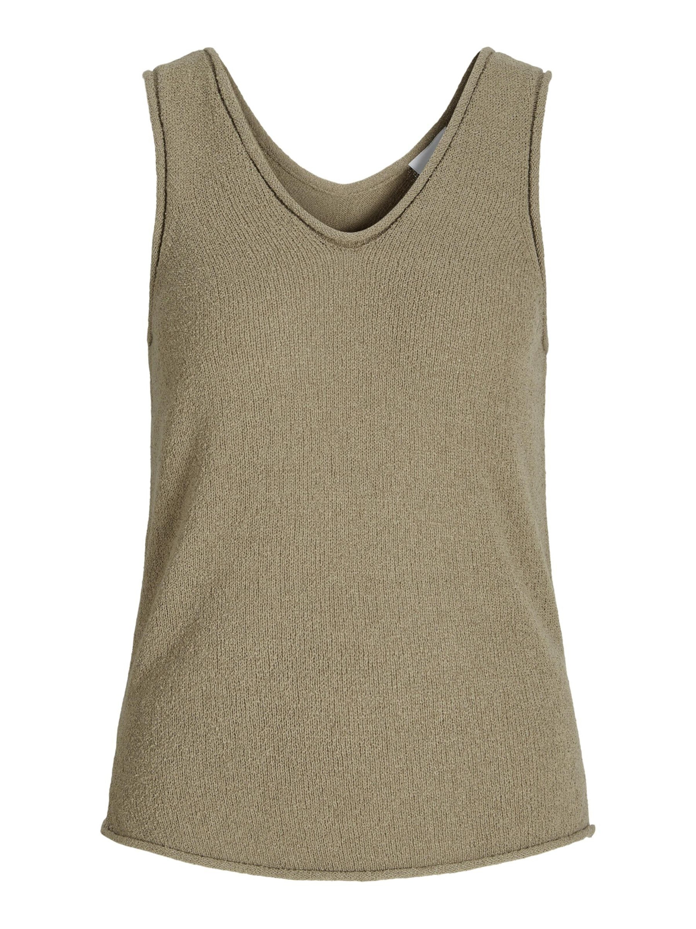 JJXX Gebreide top 'JXAmara' in Beige: voorkant