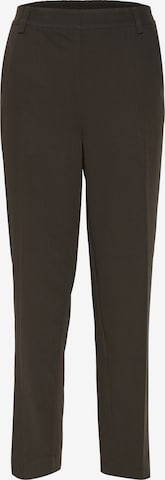 Kaffe Pleated Pants 'Sakura' in Brown: front