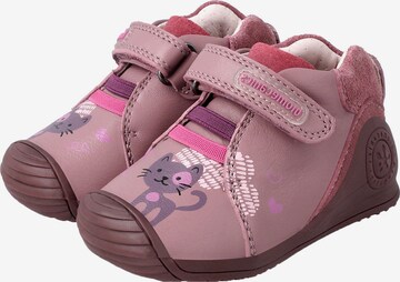 biomecanics First-Step Shoes 'BIOGATEO' in Pink: front