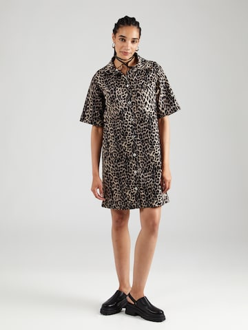 ONLY - Vestidos camiseiros 'ONLANLIE' em preto: frente