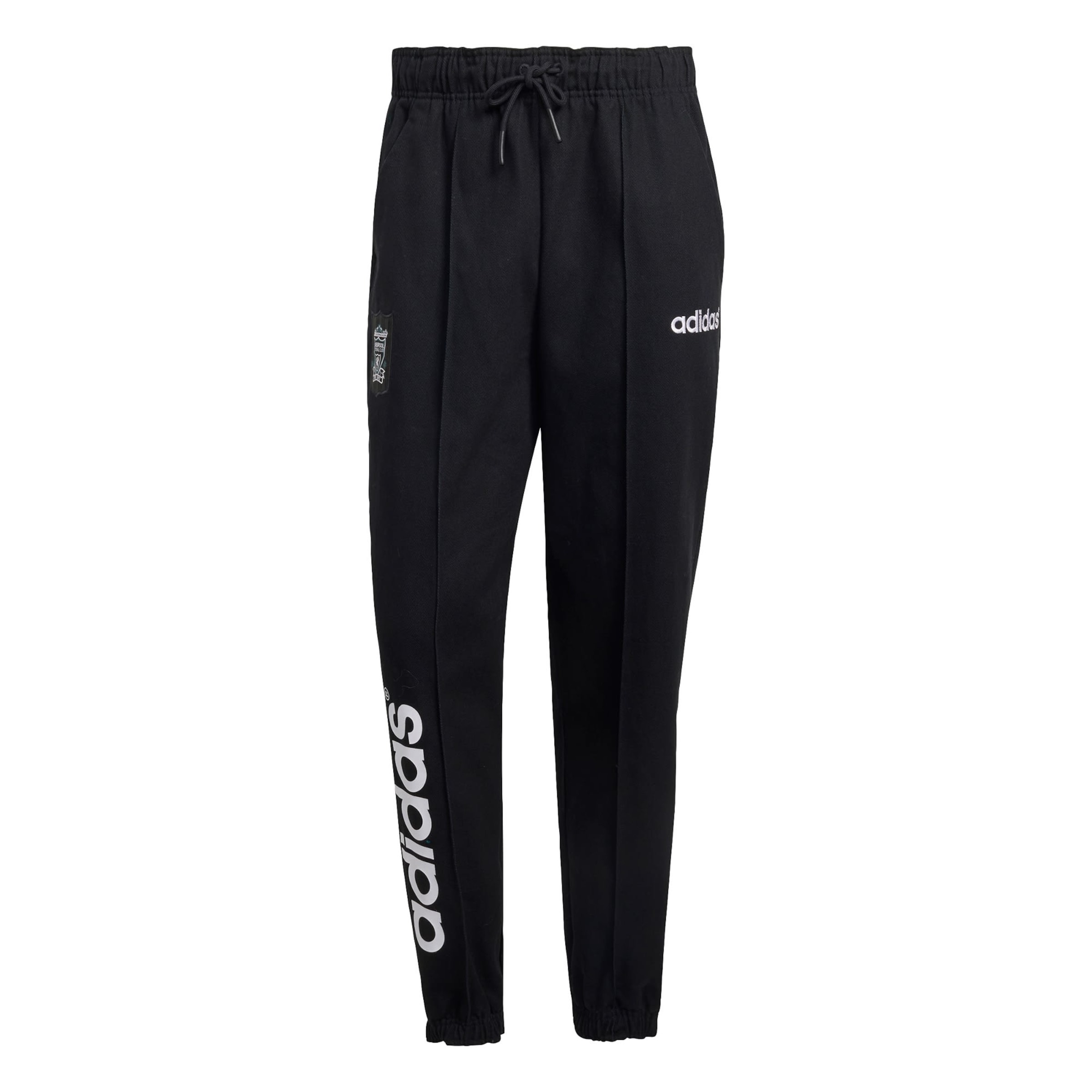 ADIDAS PERFORMANCE Tapered Sportbroek 'Liverpool FC 95' in Zwart: voorkant