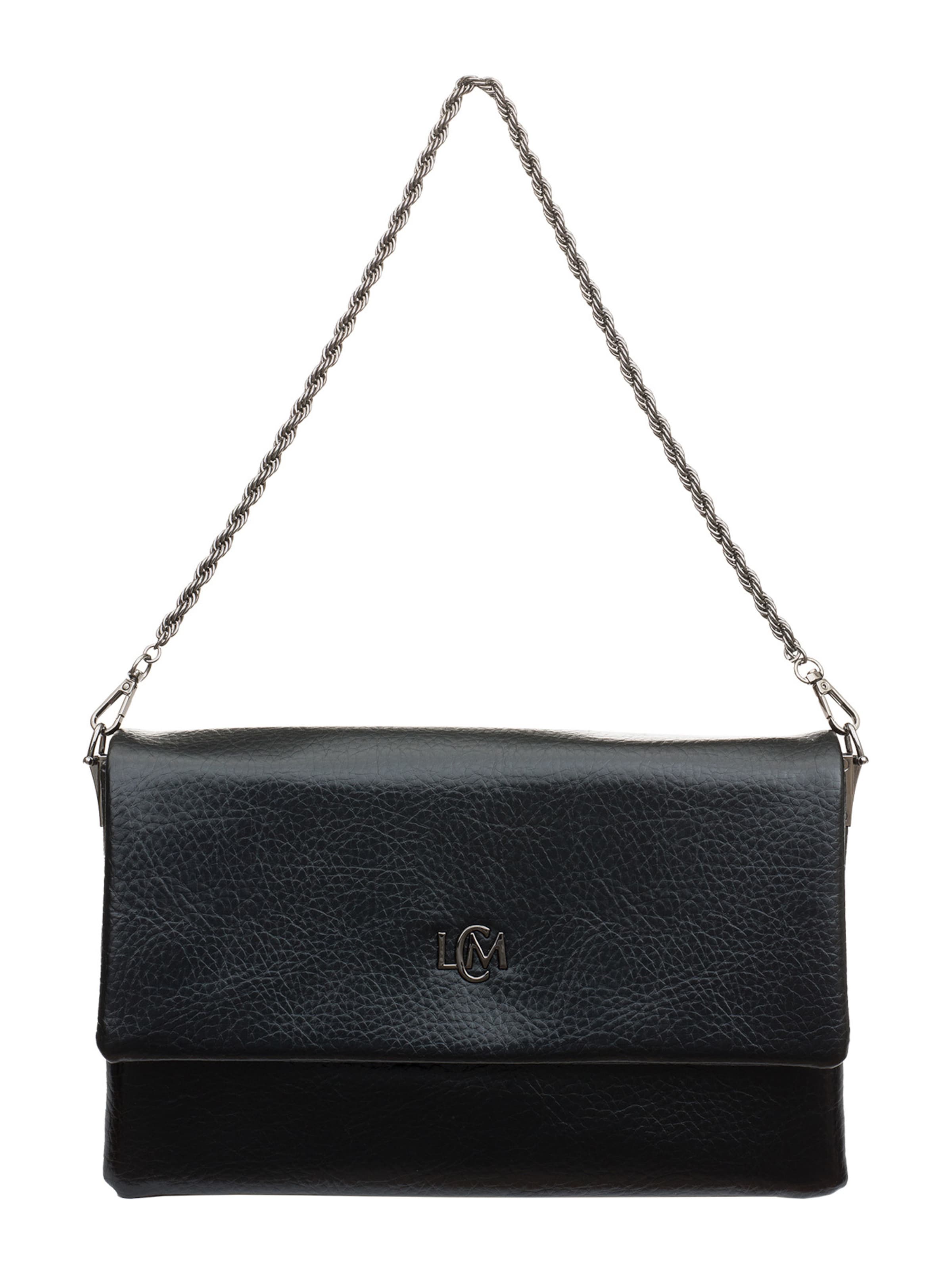 L.CREDI Τσάντα ώμου 'Penina' σε μαύρο: μπροστά