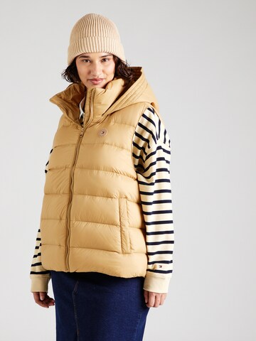 Tommy Hilfiger Curve Bodywarmer in Beige: voorkant