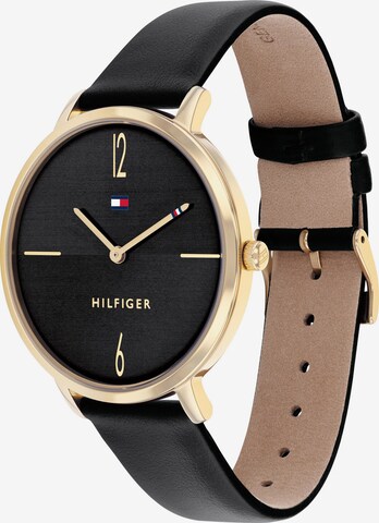 melns TOMMY HILFIGER Analogais pulkstenis