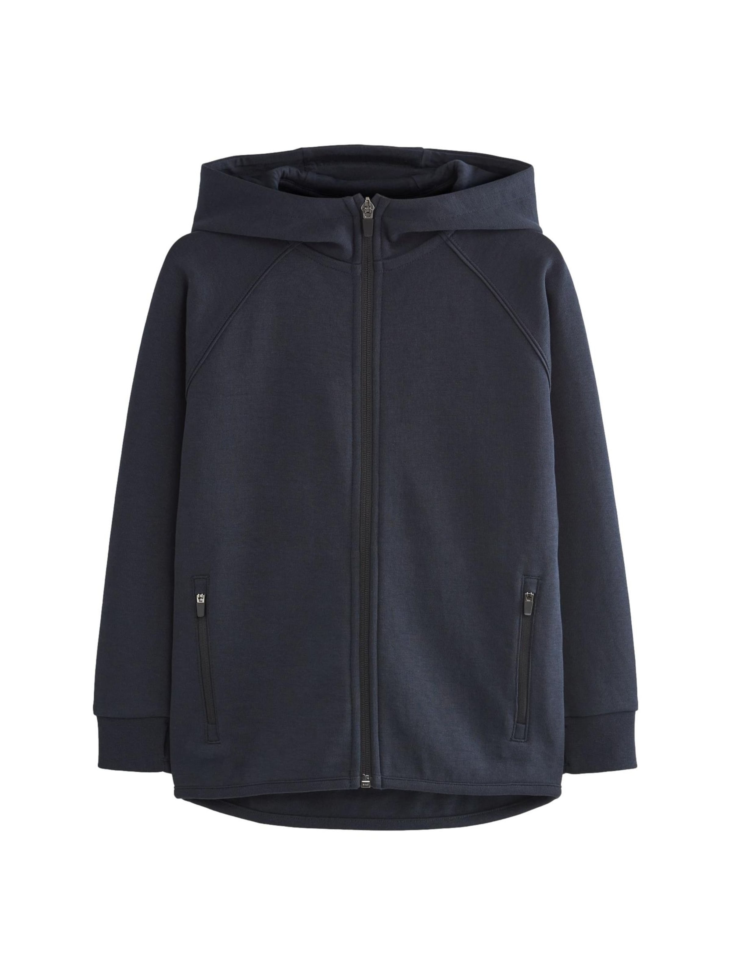 Next Sweat jacket in Blue: front