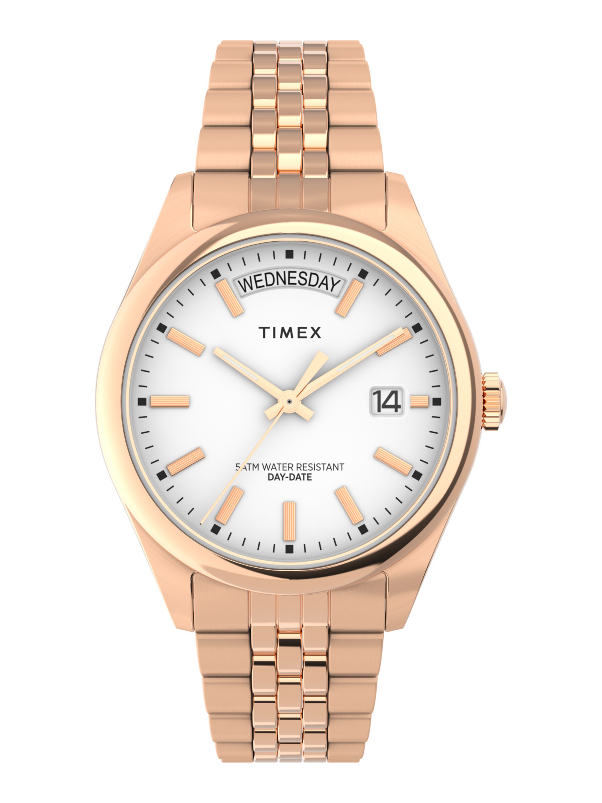 TIMEX Analoog horloge 'Timex Legacy' in Goud: voorkant
