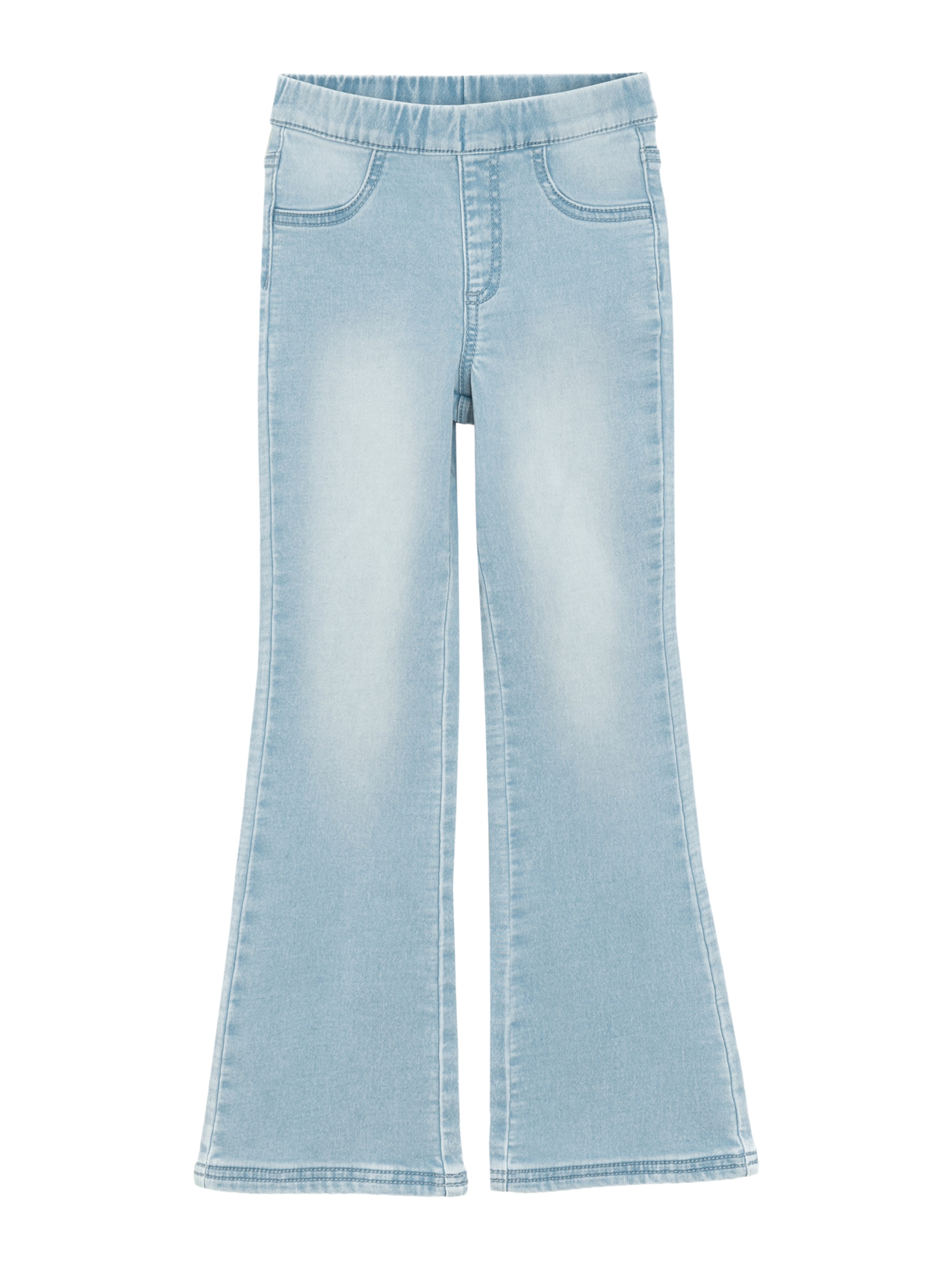 Cool Club Flared Jeans in Blue: front
