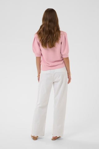 Pull-over 'Sillar' Cream en rose