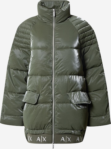 ARMANI EXCHANGE Winter Jacket in Green: front