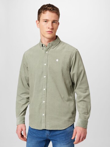 Carhartt WIP Regular fit Button Up Shirt 'Madison' in Green: front