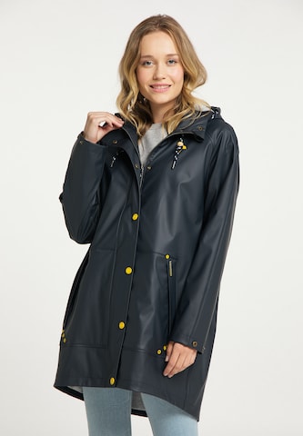 Schmuddelwedda Raincoat in Blue: front