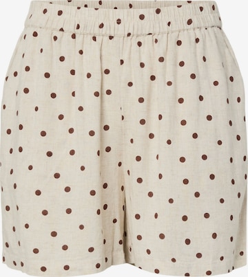 PIECES Broek 'PCPia' in Wit: voorkant