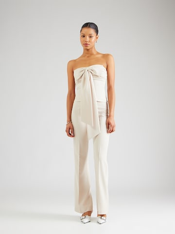 évasé Pantalon à plis millane en beige