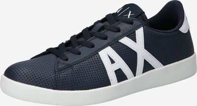 ARMANI EXCHANGE Sneakers laag in de kleur Nachtblauw / Wit, Productweergave