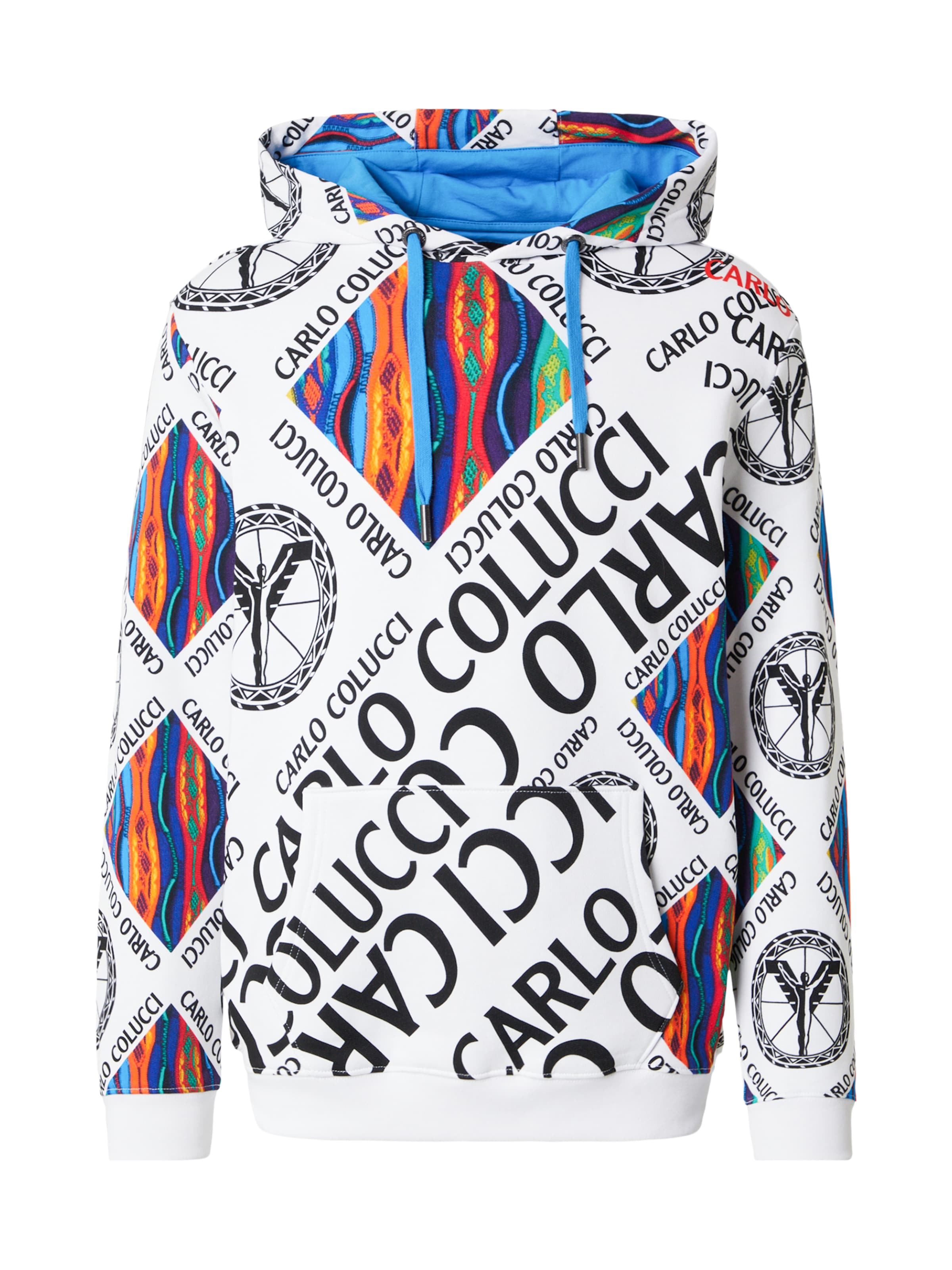 Carlo Colucci Sweatshirt i hvid: forside