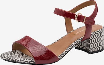 raudona Tamaris Sandalai: priekis