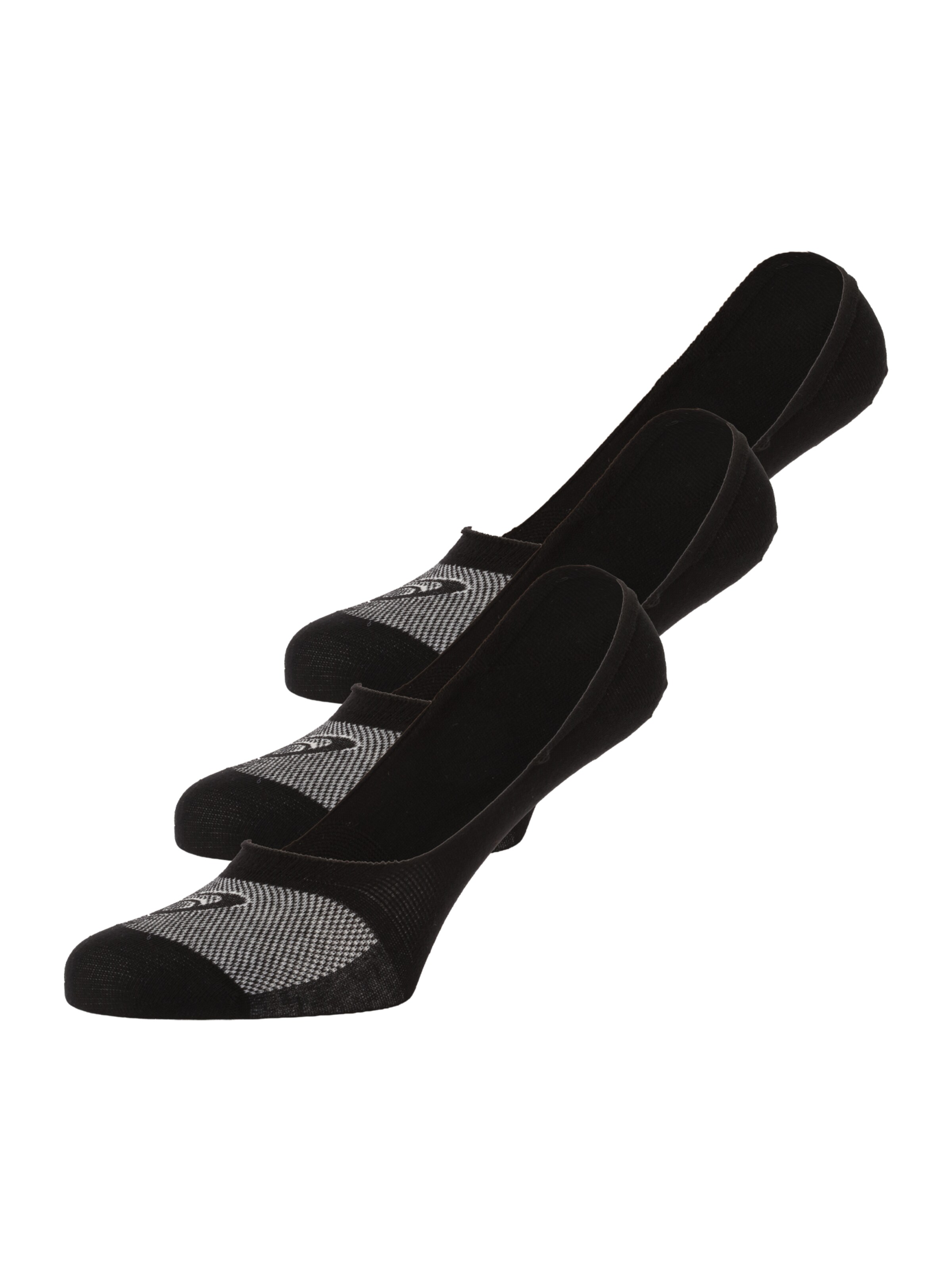 melns ASICS Sporta zeķes 'SECRET': no priekšpuses