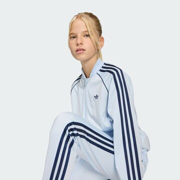 ADIDAS ORIGINALS Sweat jacket 'SUPERSTAR TRACK TOP' in Blue