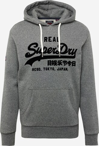 Superdry Sweatshirt in Grau: predná strana