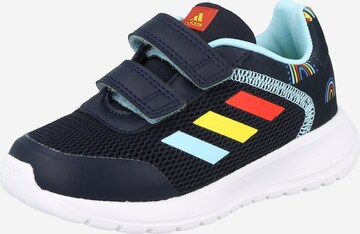 ADIDAS SPORTSWEAR - Calzado deportivo 'Tensaur Run Two-Strap Hook-And-Loop' en azul: frente