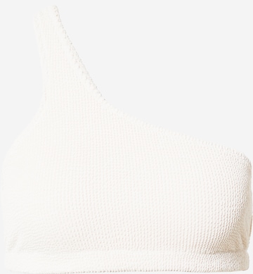 Samsøe Samsøe Bralette Bikini Top 'ERIN' in White: front