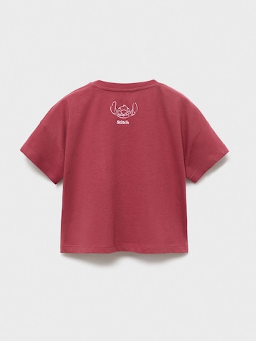 MANGO KIDS Tričko 'STILOVE' – červená
