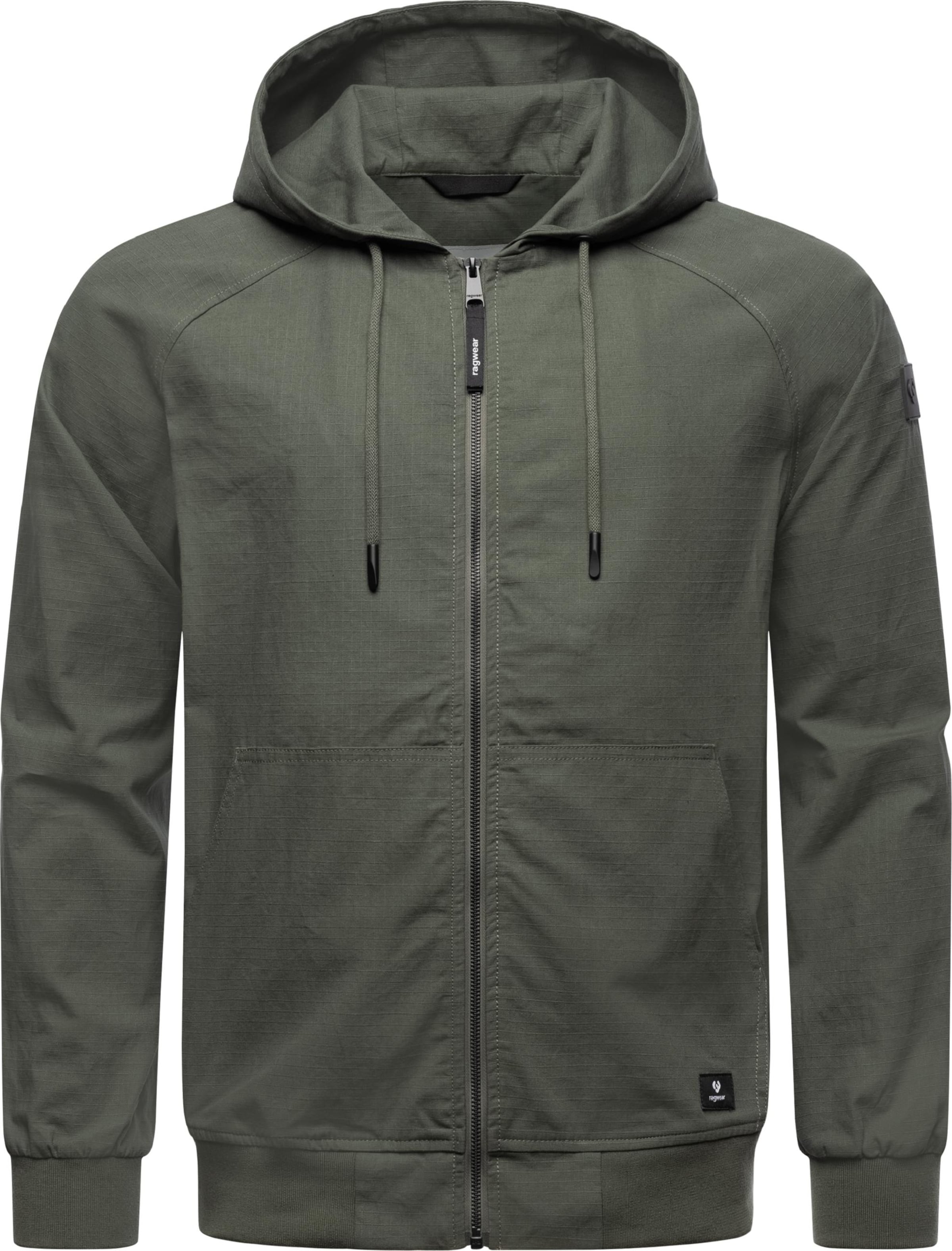 Veste mi-saison ' Garoo' Ragwear en vert : devant