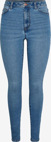 PIECES Skinny Jeans 'Dana' in Blauw: voorkant